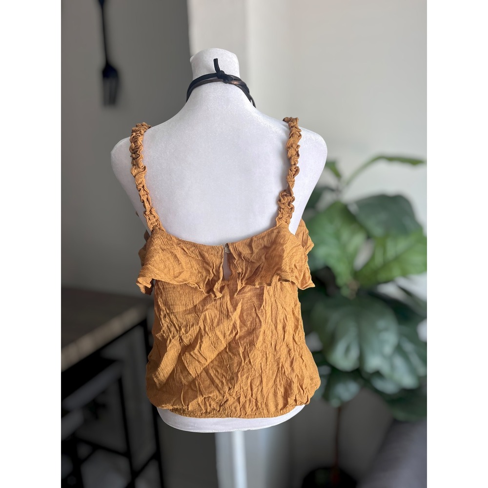 Hem & Thread Ruffled Sleeveless Tank Top Size L - Picture 4 of 8
